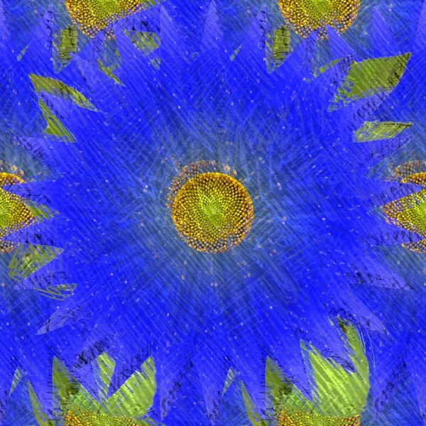 Schöner Hintergrund Von Sonnenblumen — Stockfoto