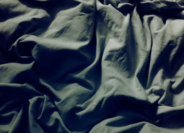 Weefseloppervlak Met Textuur Verfrommeld Delen — Stockfoto