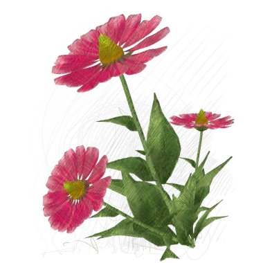 Renkli çiçek doku arka plan 