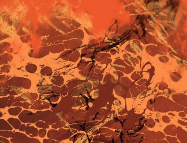 Metin için yeri olan boya lekeleriyle soyut arkaplan