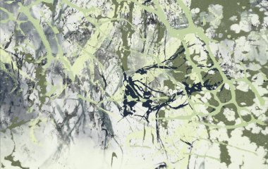 Metin için yeri olan boya lekeleriyle soyut arkaplan