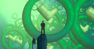 su damlaları ile mavi ve yeşil topları