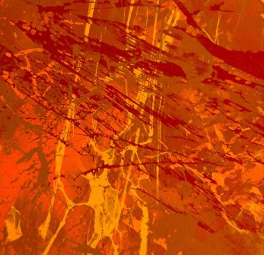 Metin için yeri olan boya lekeleriyle soyut arkaplan