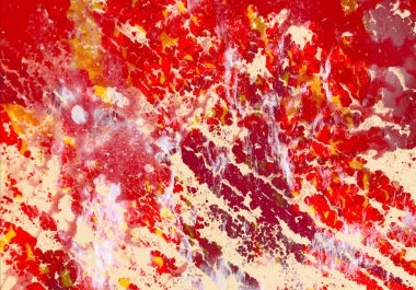 Metin için yeri olan boya lekeleriyle soyut arkaplan