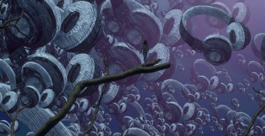 soyut müzik yaratıcı arka plan