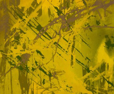 Metin için yeri olan boya lekeleriyle soyut arkaplan