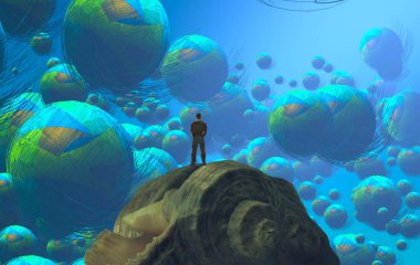 Denizde suyun altında