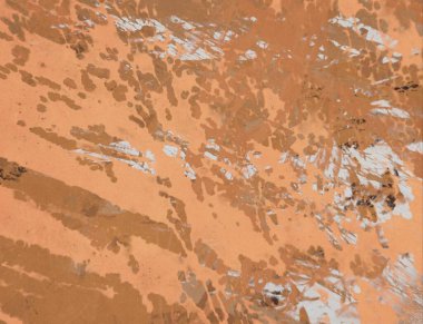 Metin için yeri olan boya lekeleriyle soyut arkaplan