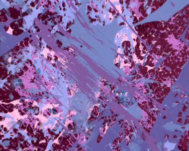 Arkaplanda soyut renkli lekeler