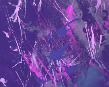 Metin için yeri olan boya lekeleriyle soyut arkaplan