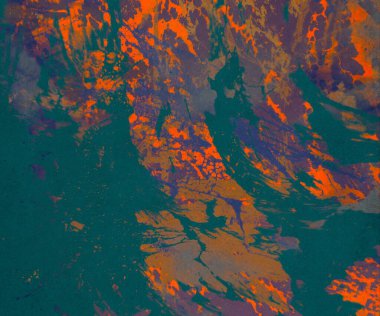 metin için alan ile arka planda soyut renkli lekeler