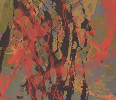 Metin için yeri olan boya lekeleriyle soyut arkaplan