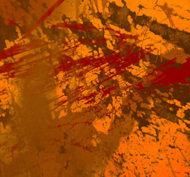 Metin için yeri olan boya lekeleriyle soyut arkaplan