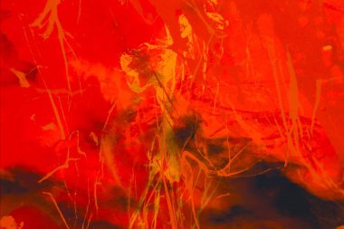 Arkaplanda soyut renkli lekeler