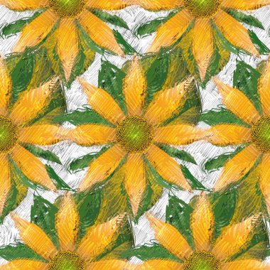 Çiçeklerle soyut arkaplan