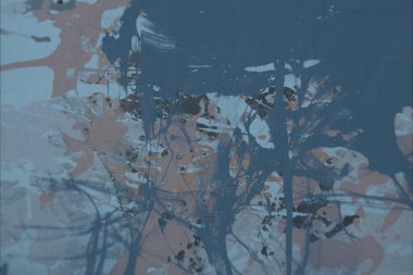 Metin için yeri olan boya lekeleriyle soyut arkaplan       