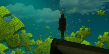 metin için alanı olan soyut kavramsal yaratıcı arkaplan 