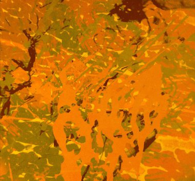 metin için alan ile arka planda soyut renkli lekeler