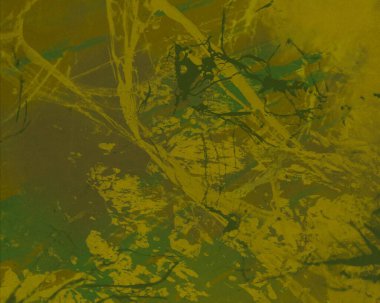 metin için alan ile arka planda soyut renkli lekeler