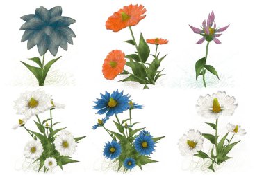 Çiçeklerle kusursuz desen