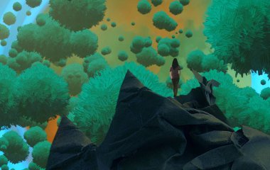 metin için alanı olan soyut kavramsal yaratıcı arkaplan 