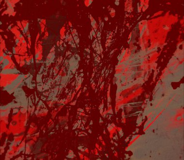 Arkaplanda soyut renkli lekeler