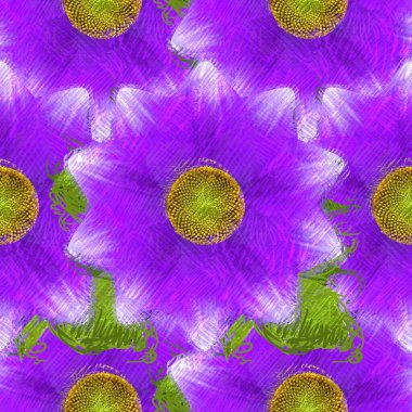 Dağınık tarzda çiçek çizim, grungy arka plan.