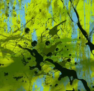 Metin için yeri olan boya lekeleriyle soyut arkaplan      