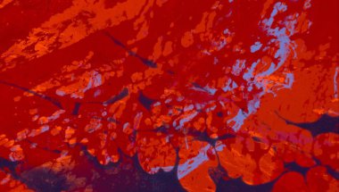 Metin için yeri olan boya lekeleriyle soyut arkaplan