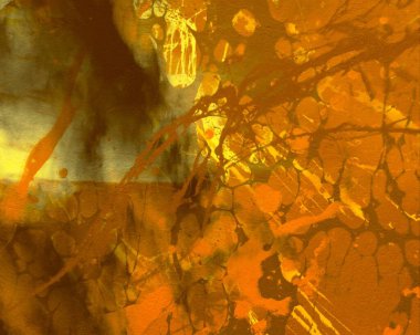 metin için alan ile arka planda soyut renkli lekeler