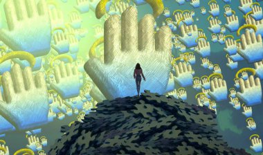 Soyut sanat dokusu. Renkli doku. Modern sanat eserleri. Renkli görüntü. Modern sanat. Çağdaş sanat.