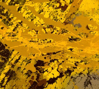 Metin için yeri olan boya lekeleriyle soyut arkaplan