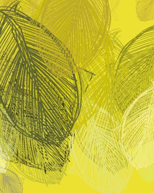 arka plan ve sarı yapraklar