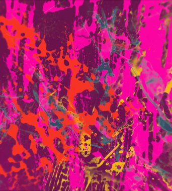 metin için alan ile arka planda soyut renkli lekeler