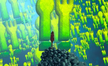 güzel ve yeşil arka plan