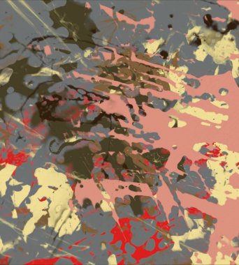 Metin için yeri olan boya lekeleriyle soyut arkaplan