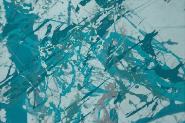 Metin için yeri olan boya lekeleriyle soyut arkaplan