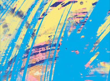 Arkaplanda soyut renkli lekeler