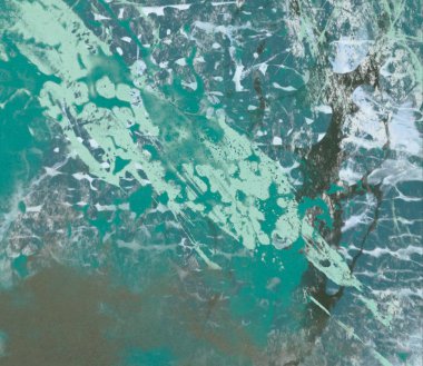 Metin için yeri olan boya lekeleriyle soyut arkaplan