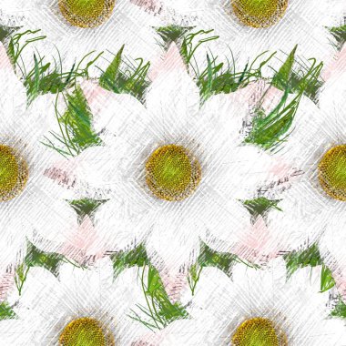 Çiçeklerle kusursuz desen