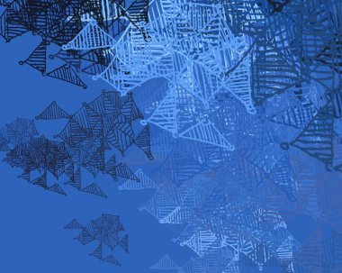 mavi ve beyaz ile sorunsuz desen