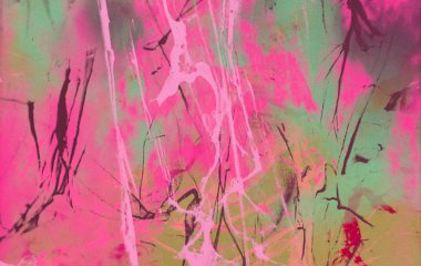 Çiçeklerle pembe arkaplan