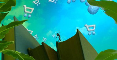 yeşil bir ağaç arka plan