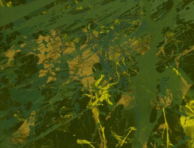 Metin için yeri olan boya lekeleriyle soyut arkaplan