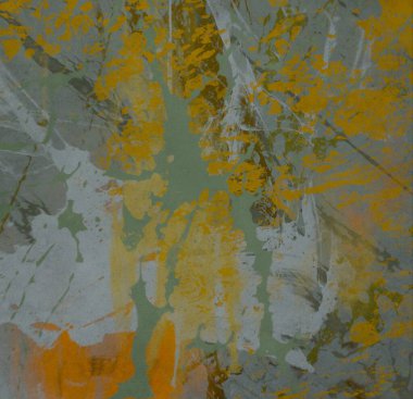 Metin için yeri olan boya lekeleriyle soyut arkaplan   