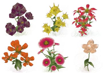 Çiçekli çiçek arkaplanı