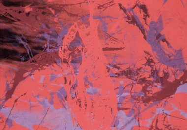 Metin için yeri olan boya lekeleriyle soyut arkaplan