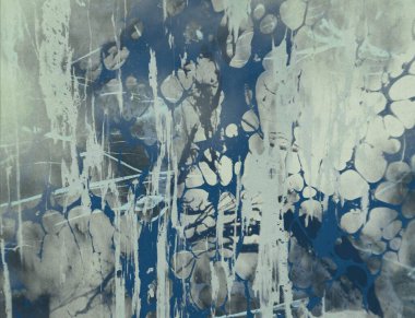 metin için alan ile arka planda soyut renkli lekeler      