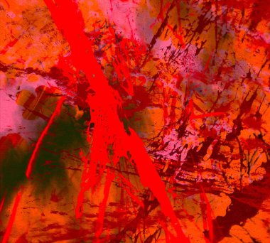 Arkaplanda soyut renkli lekeler  