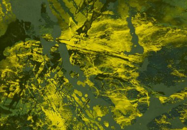 Metin için yeri olan boya lekeleriyle soyut arkaplan  